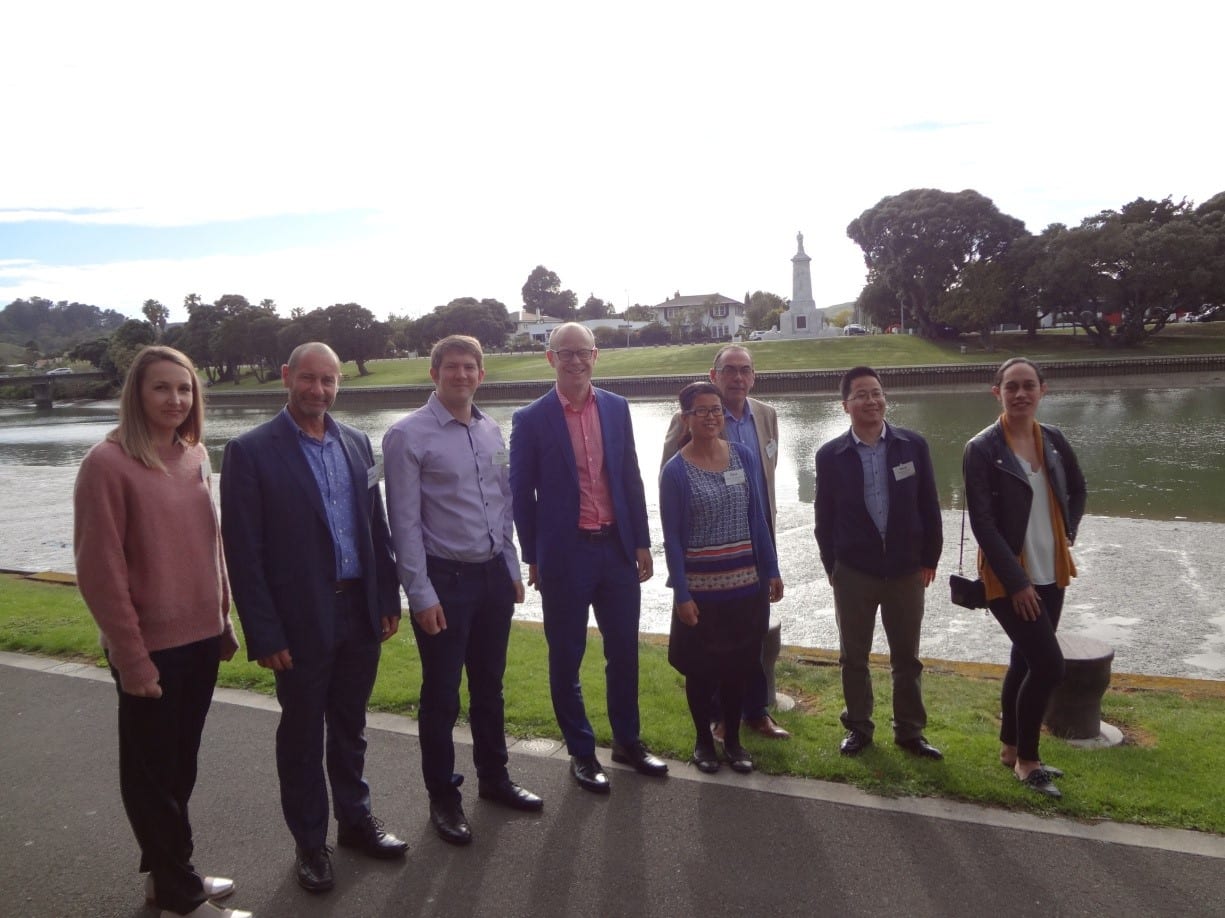 From left: Dr Charlotte Toma, Prof Jason Ingham, Dr Colin Whittaker, Prof Nic Smith (Dean of Engineering), Soriya Em, Assoc Prof Mark Jones, Dr Shanghai Wei, PhD student Emma Brown (Not shown: Catherine Dunphy, Assoc Prof Ashvin Thambyah) Photo: FOMA attendees from the Faculty of Engineering