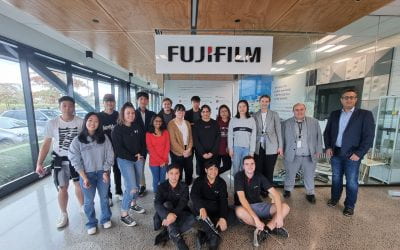 Class visits Fuji Film