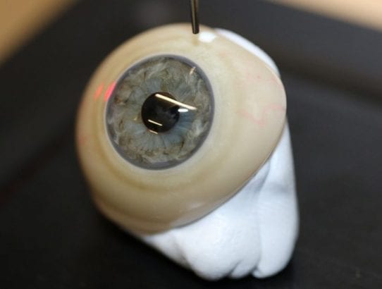 Successful partnership aims to improve experience for prosthetic eye wearers